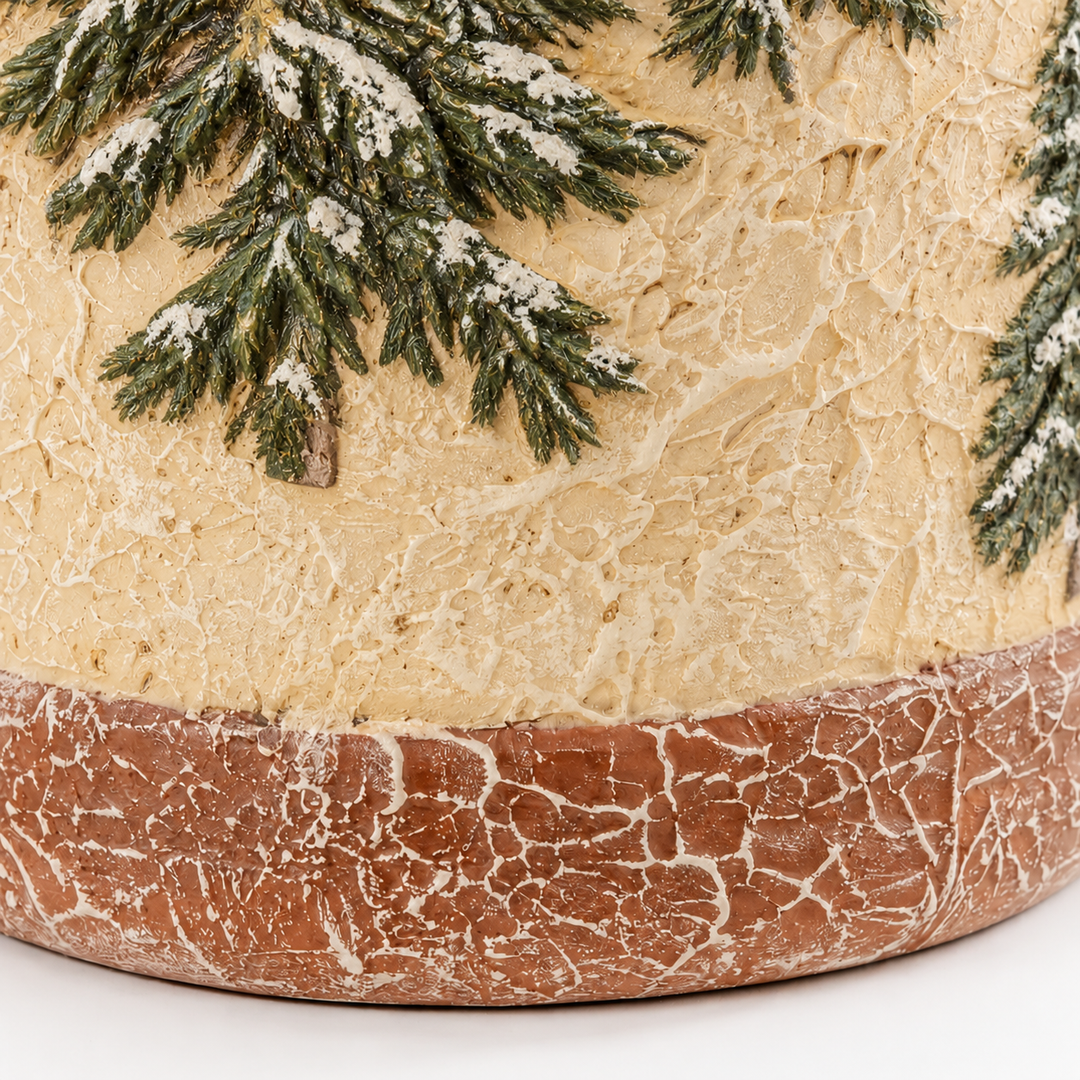 Hearthglow – Rustic Crackle-Finish Flameless LED Candle Set
