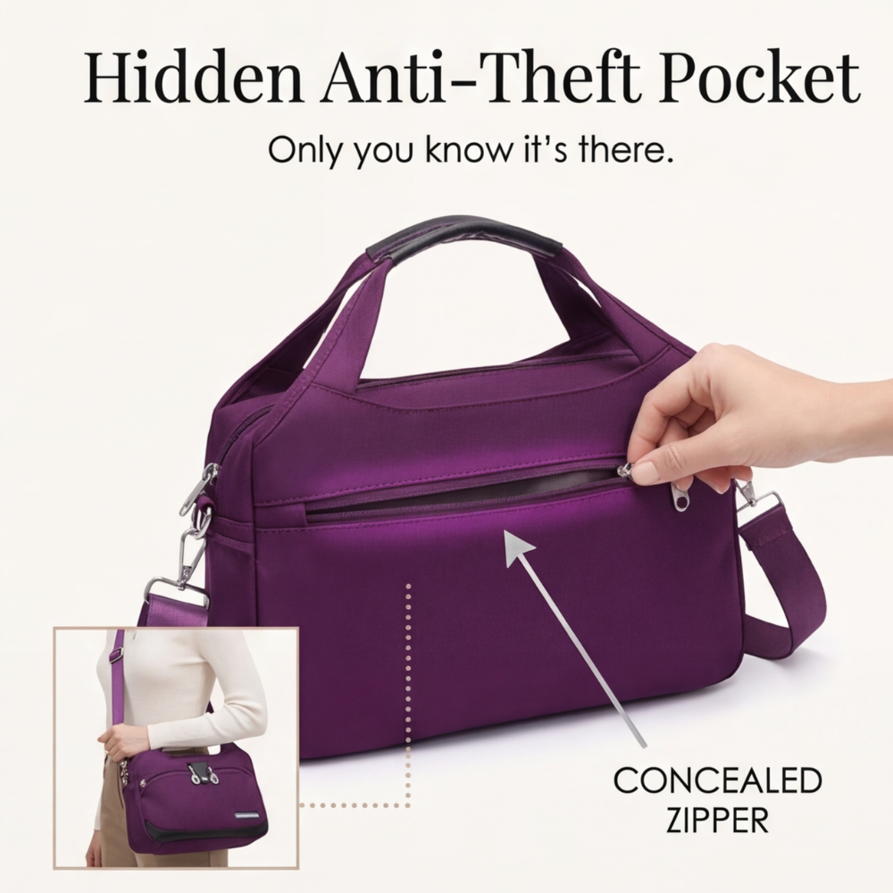 CARREAU™ - Multi Pocket Crossbody Bag