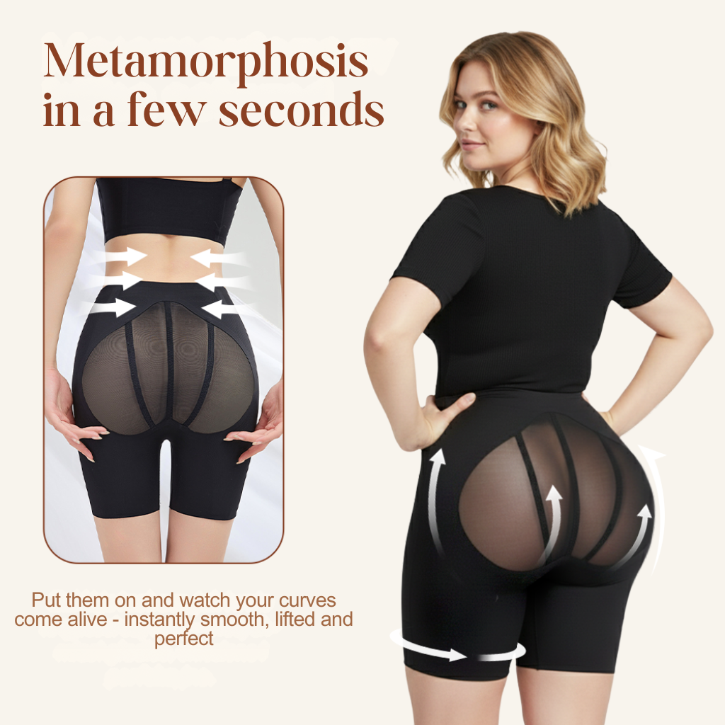 LiftLuxe™ – High Waist Shaping Shorts with Butt Lift