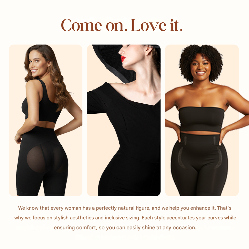 LiftLuxe™ – High Waist Shaping Shorts with Butt Lift