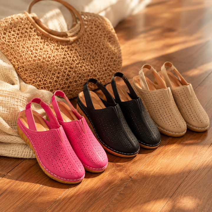 Solea™ – Women's Perforated Wedge Slingback Comfort Sandals