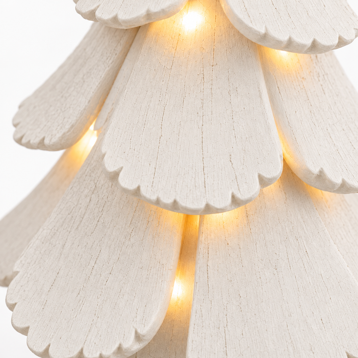 Hearthglow – Lighted Vintage-Style Christmas Tree Figurine (2pcs set)