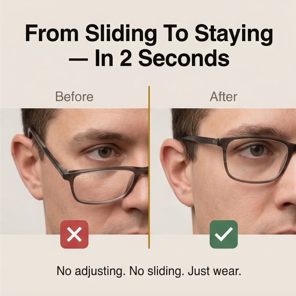 Gripwell™ – Non Slip Silicone Ear Hooks for Glasses
