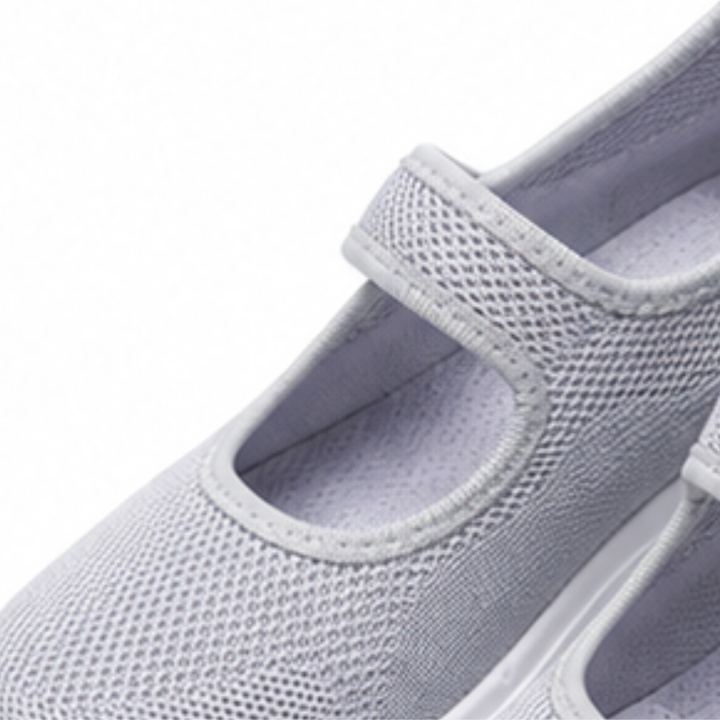 Elevana – Mesh Mary Jane Adjustable Strap Walking Shoe