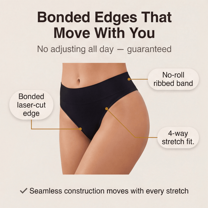 Veluna™ – Seamless Cotton Sport Thong (8 Pack) - Lark & Clover