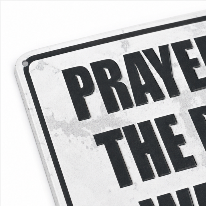 HolyGate™ – Funny Metal Warning Sign for Fence, Gate, Garage