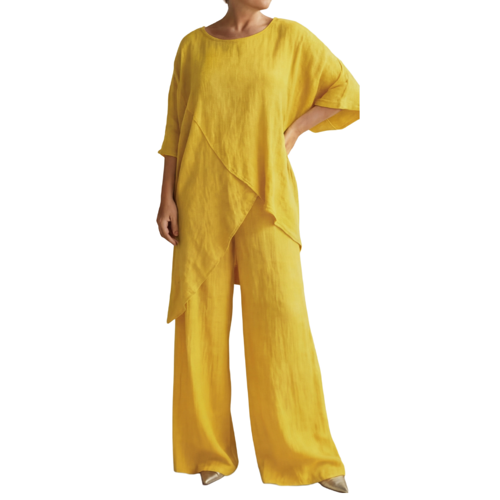 Sofienne™ – Asymmetrical Two Piece Set