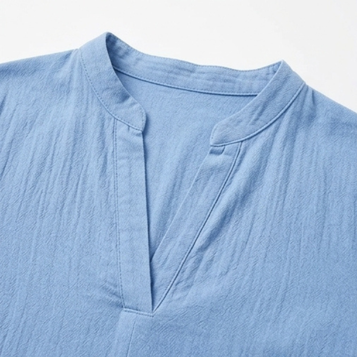 Elara™ – Soft Cotton Midi Dress with Pockets