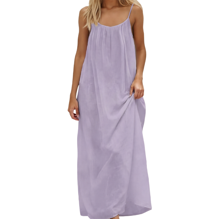 Solara™ – Backless Flowy Maxi Dress