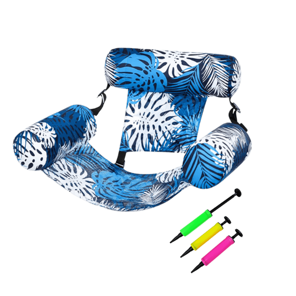 Lazura™ — Tropical Pool Float Chair with Headrest