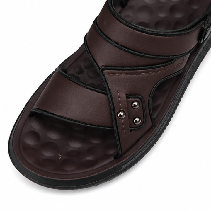 Solestride – Massaging Footbed Comfort Slide Sandals