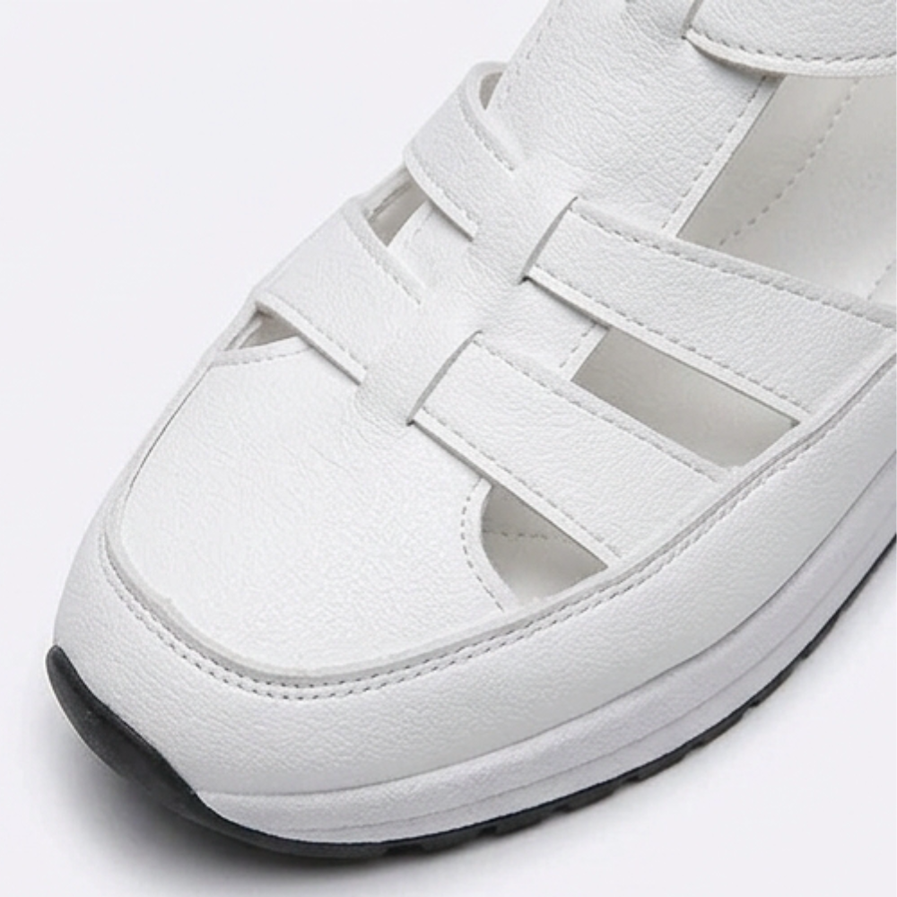 Veluna™ - Caged Wedge Sandals with Hidden Platform