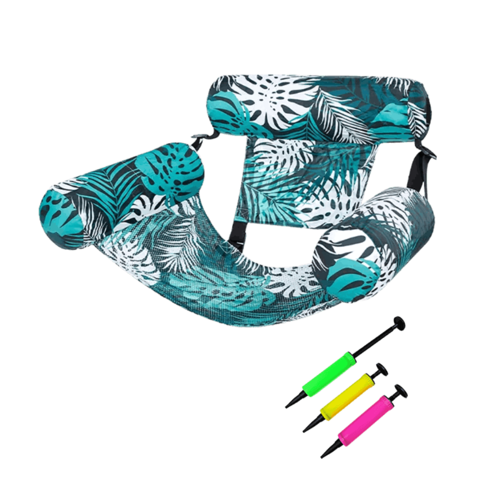 Lazura™ — Tropical Pool Float Chair with Headrest