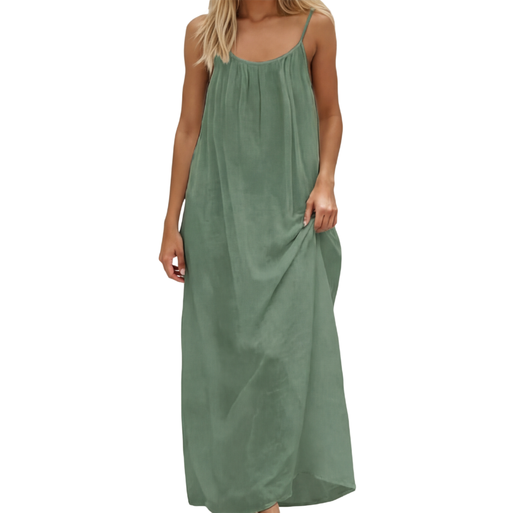 Solara™ – Backless Flowy Maxi Dress