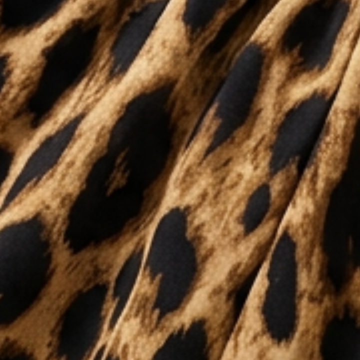 Florenza™ – Cinched-Waist Leopard Jumpsuit
