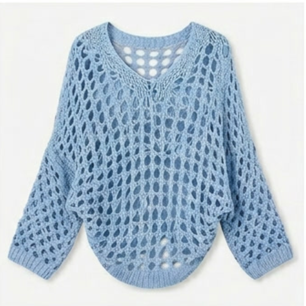 Covena™ – Breezy Crochet Layering Top