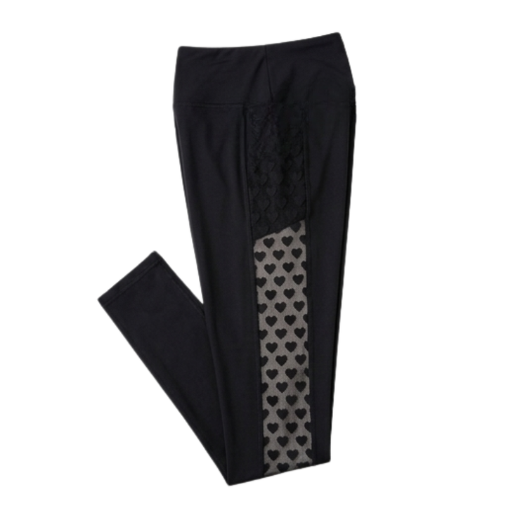 Luxefit™ - High Waisted Mesh Leggings with Hidden Pocket