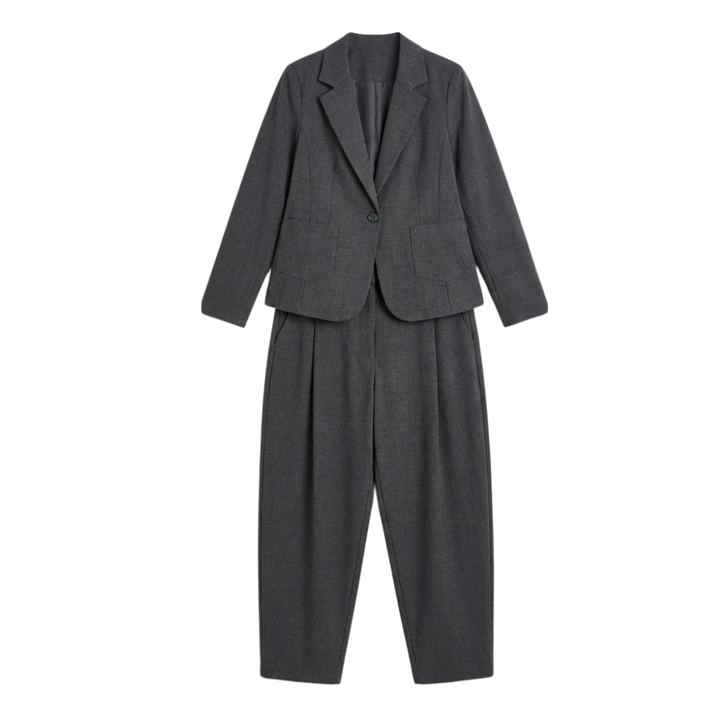 Elaire™ – Relaxed Blazer and Trouser Set