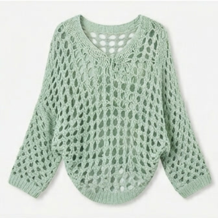 Covena™ – Breezy Crochet Layering Top