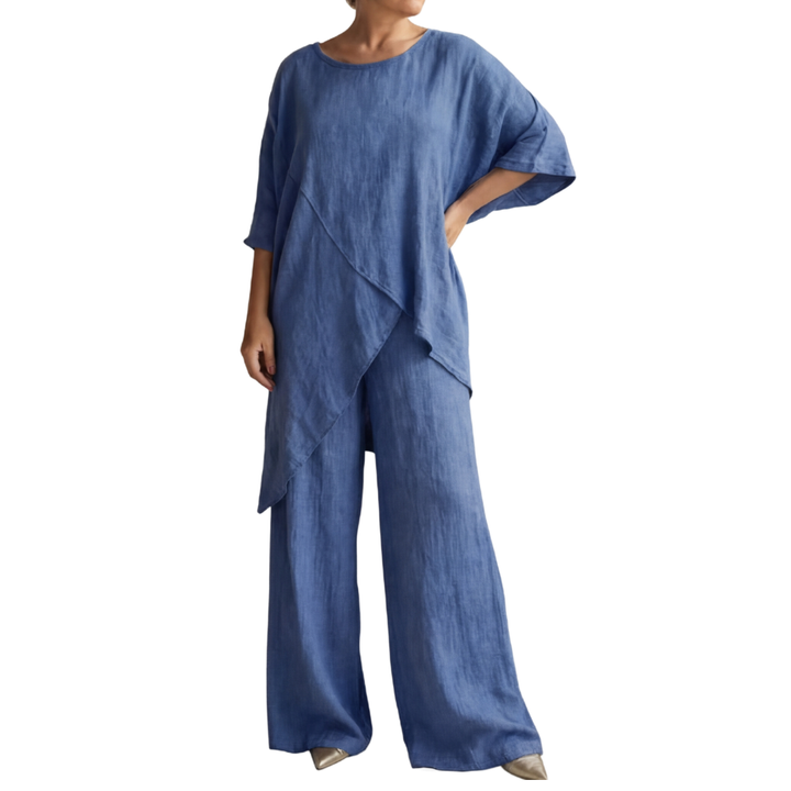 Sofienne™ – Asymmetrical Two Piece Set