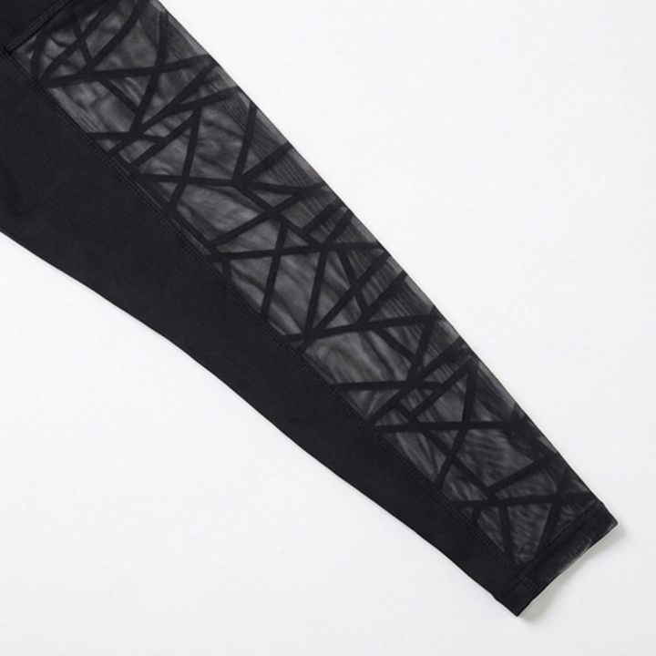 Luxefit™ - High Waisted Mesh Leggings with Hidden Pocket