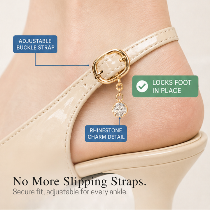 Belluna™ – Rhinestone Bow Slingback Heels