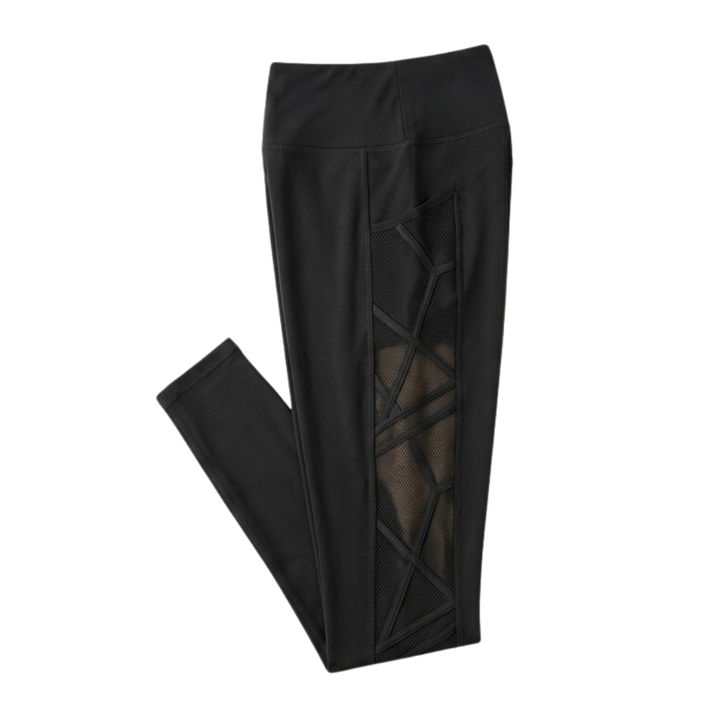 Luxefit™ - High Waisted Mesh Leggings with Hidden Pocket