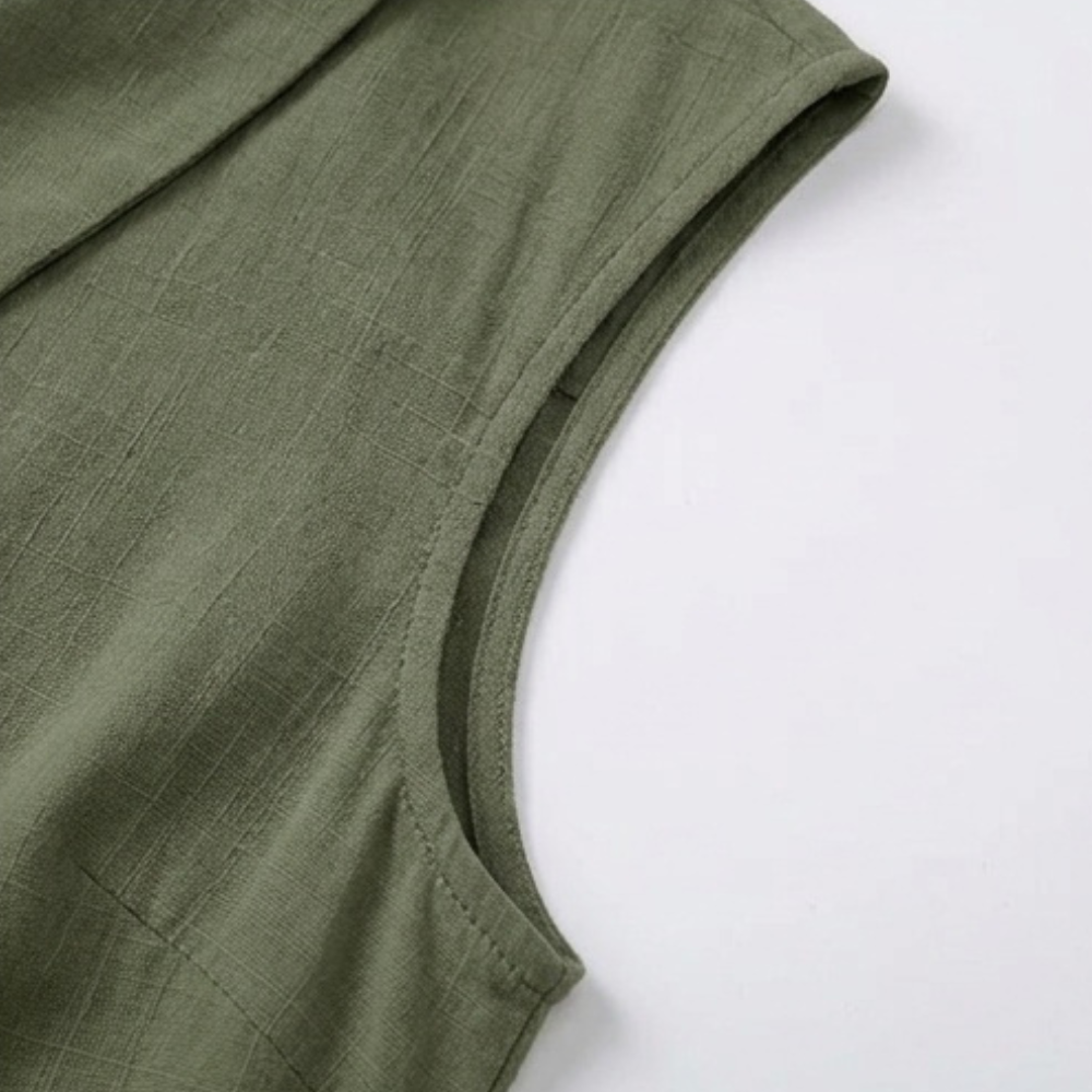 Linora™ – Breezy Collared Summer Top