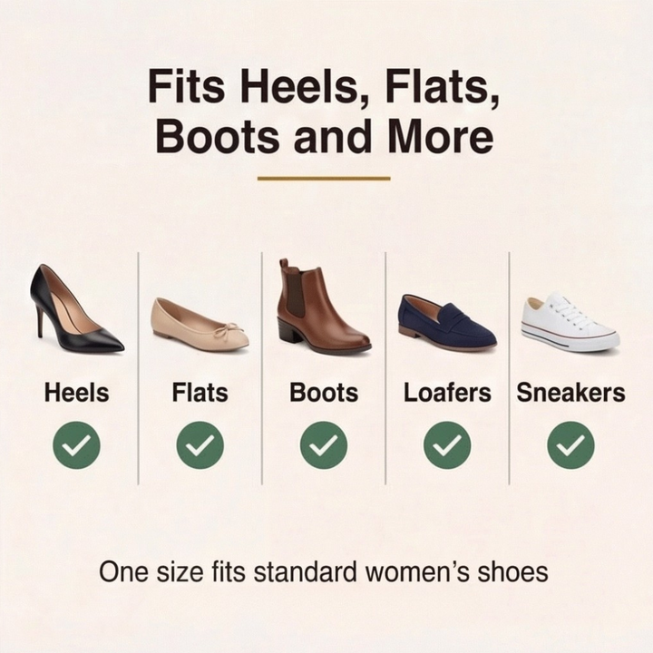 Heeluxe™ – Cushioned Heel Grips for All Day Comfort