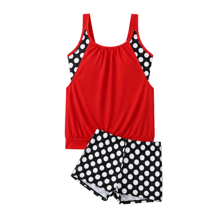 Marivella™ – Curve-Flattering Tankini with Boyshorts