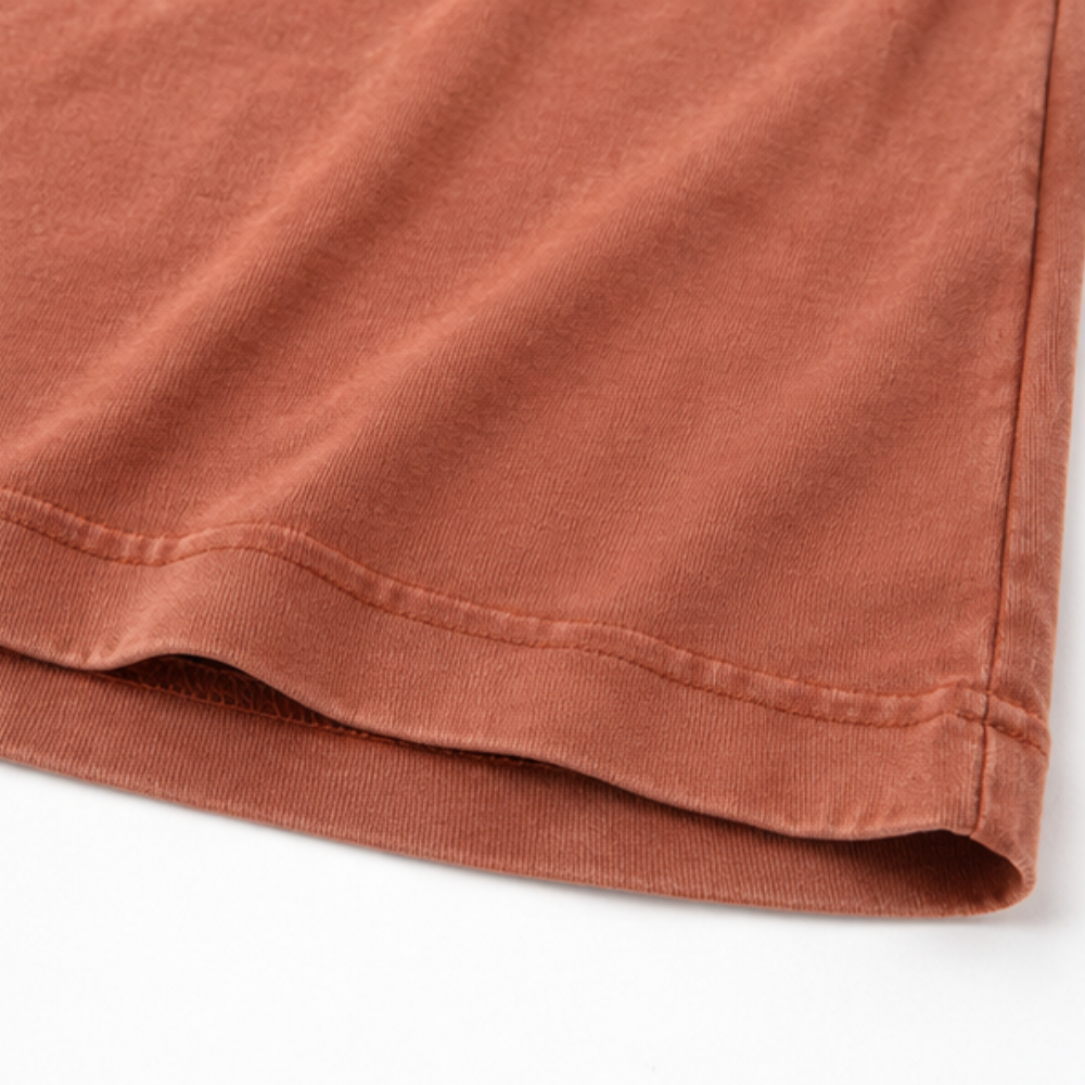 Solvia – Mineral Wash Cotton-look Tank And Skirt Set