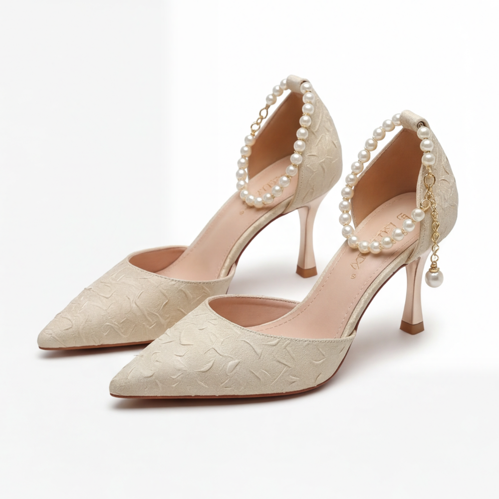Lusoire™ – Glossy D'Orsay Stiletto Heels
