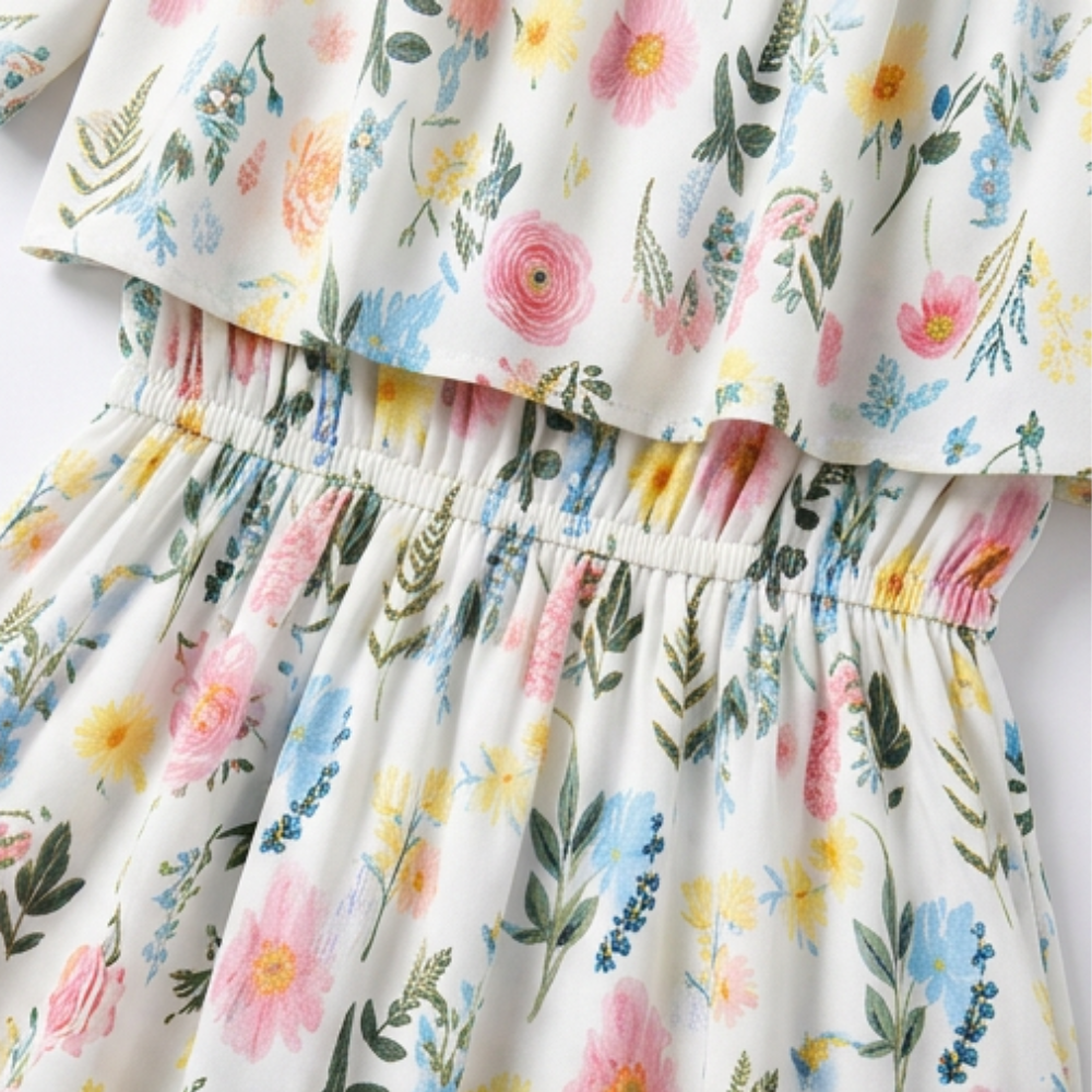 Florevia™ – Off-Shoulder Floral Maxi Dress with Hidden Pockets