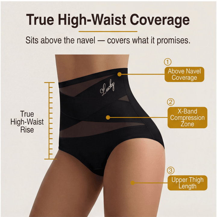 Veluna™ – High Waist Tummy Control Shaping Panties - Lark & Clover