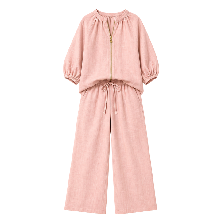 Veluna™ – 2-Piece Set with Gold Zip