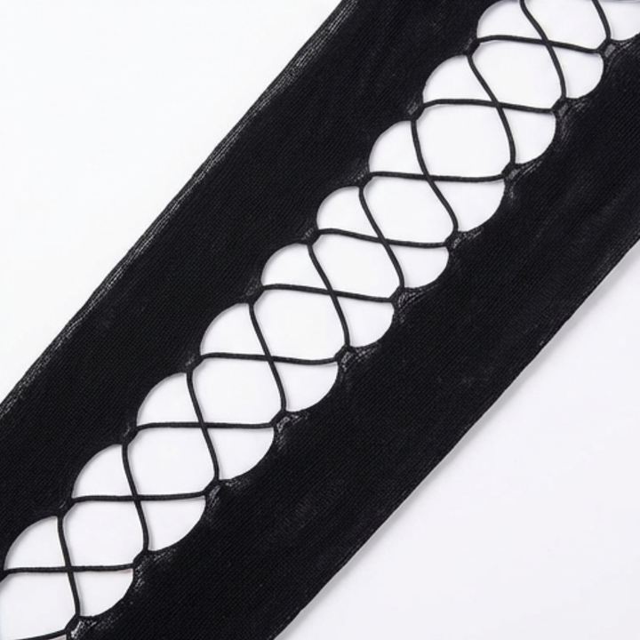 Nocturra™ – All in One Fishnet Garter Belt Stockings