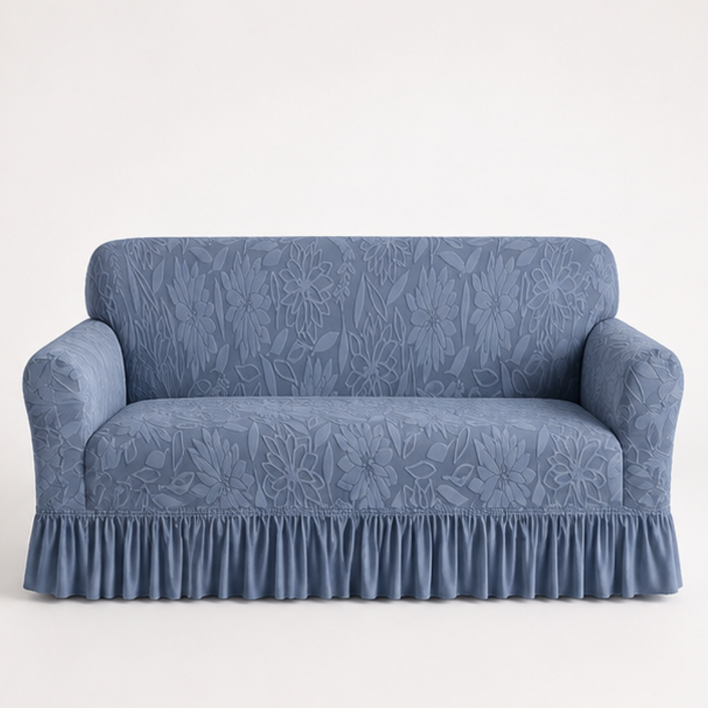 Snugstay – Non-Slip Jacquard Ruffle Skirt Sofa Cover