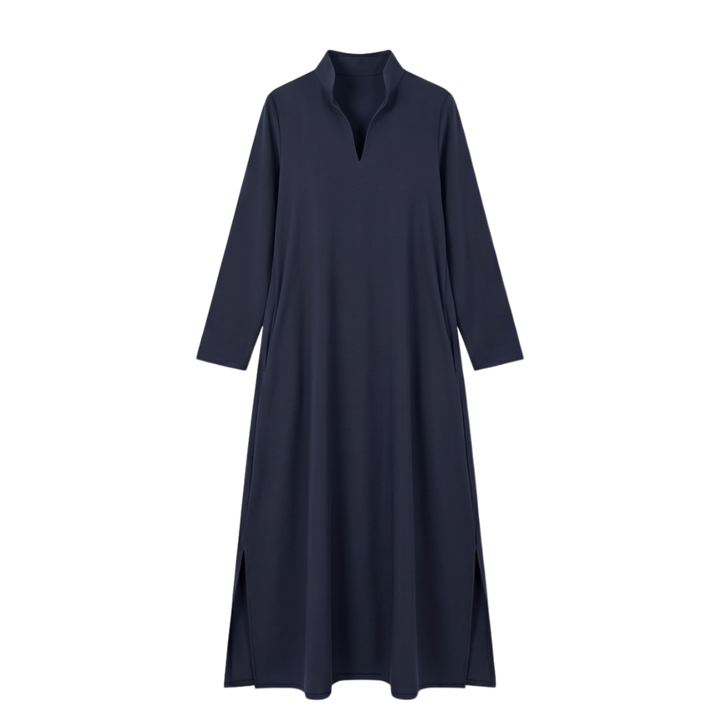 Lunavia™ - Loose Maxi Dress with Side Slits