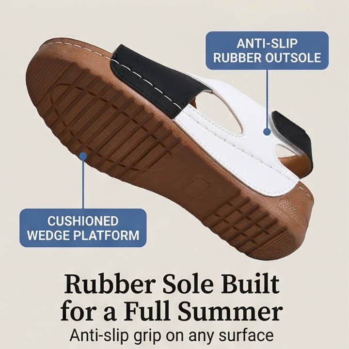 Solenna™ – Cushioned Orthopedic Sandals for All Day Comfort