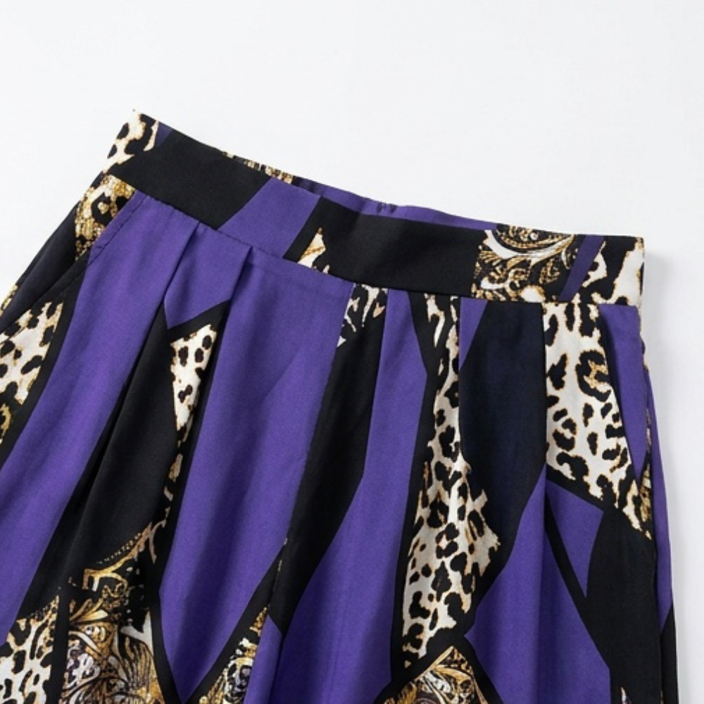 Mireya™ – Bold Print Wide-Leg Two Piece Set