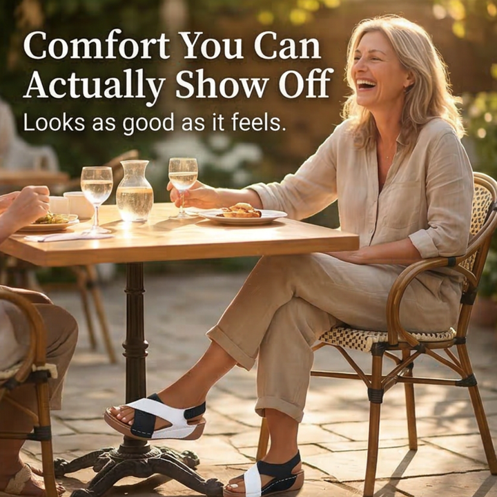 Solenna™ – Cushioned Orthopedic Sandals for All Day Comfort