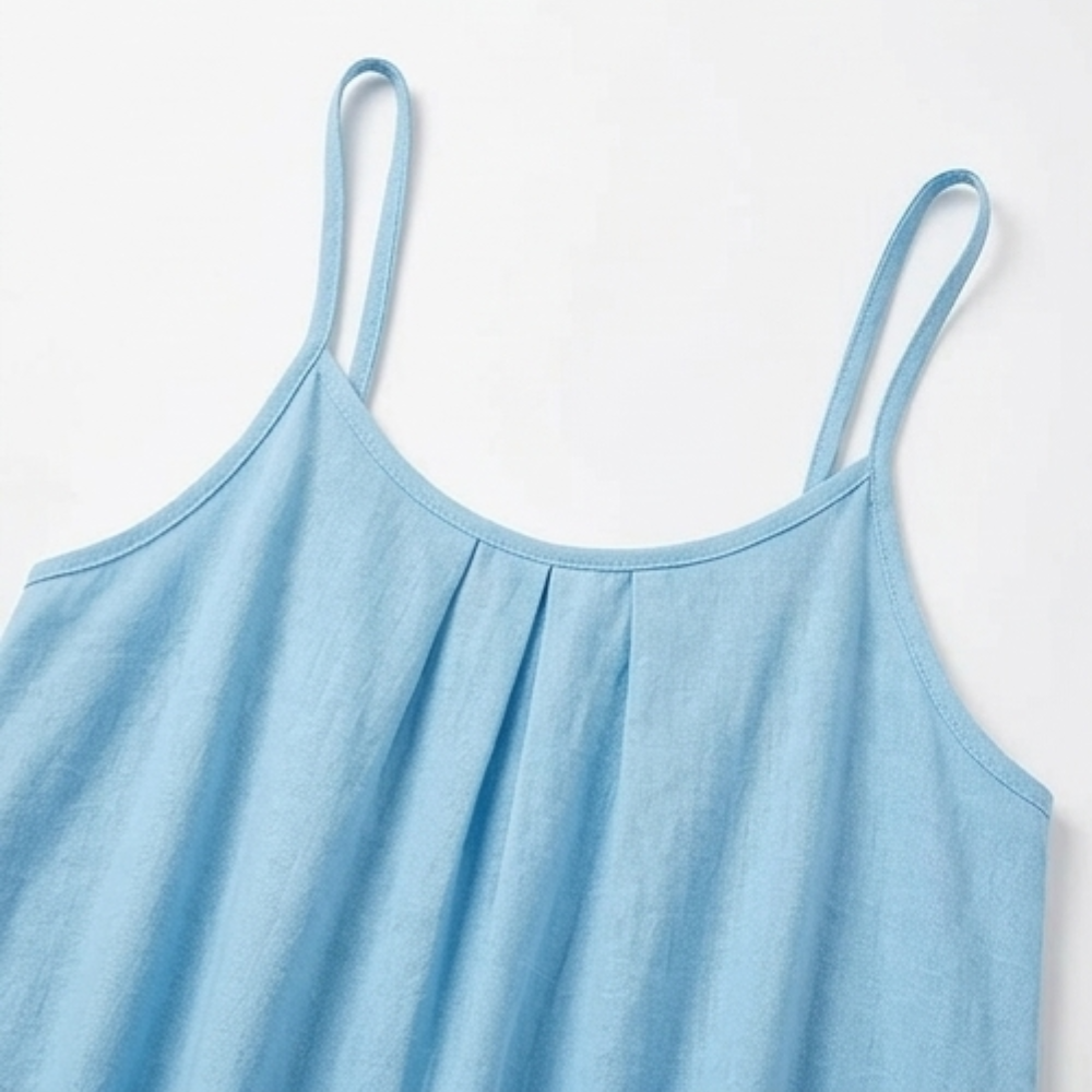 Lunavia™ – Backless Cami Maxi Dress for Warm Summer Days