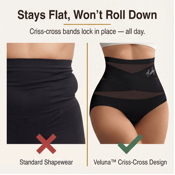 Veluna™ – High Waist Tummy Control Shaping Panties - Lark & Clover