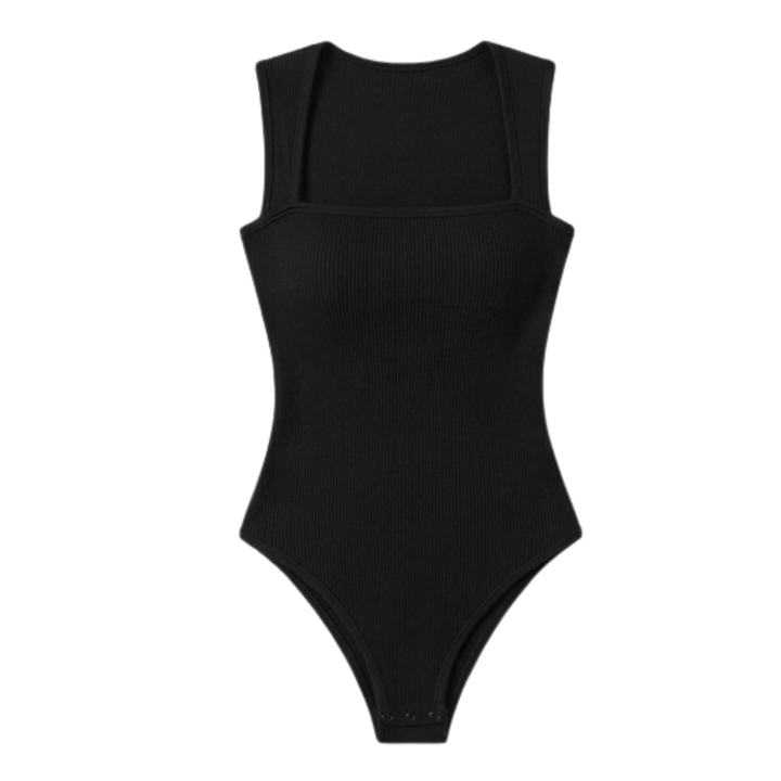 Snatella™  Snatched Square Neck Bodysuit for Everyday Layering