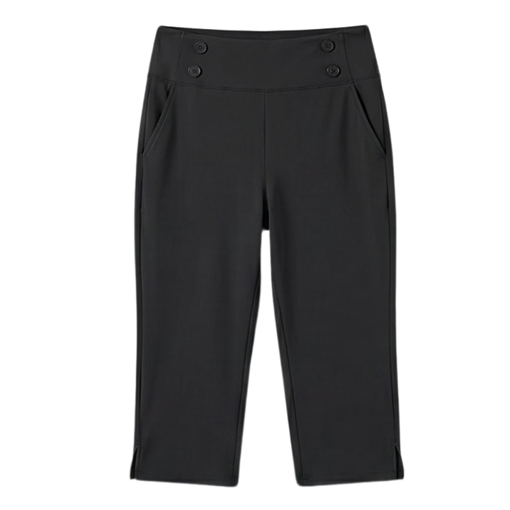 Marivella™ – High-Waist Stretch Capri Pants