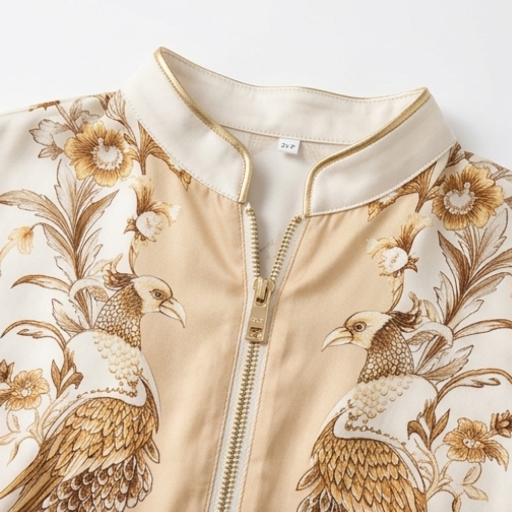 Vivara™ – Floral Kimono Zip Up Set