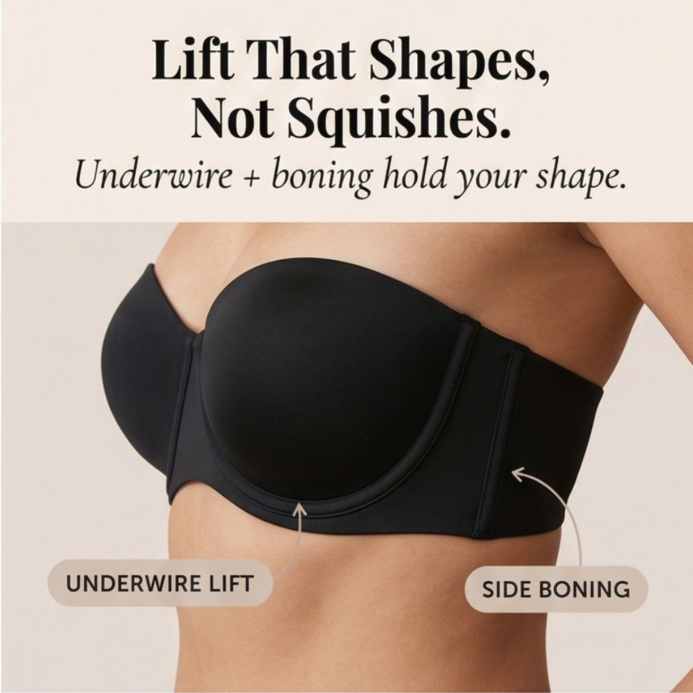 Velura™ – Full Support Convertible Bandeau Bra