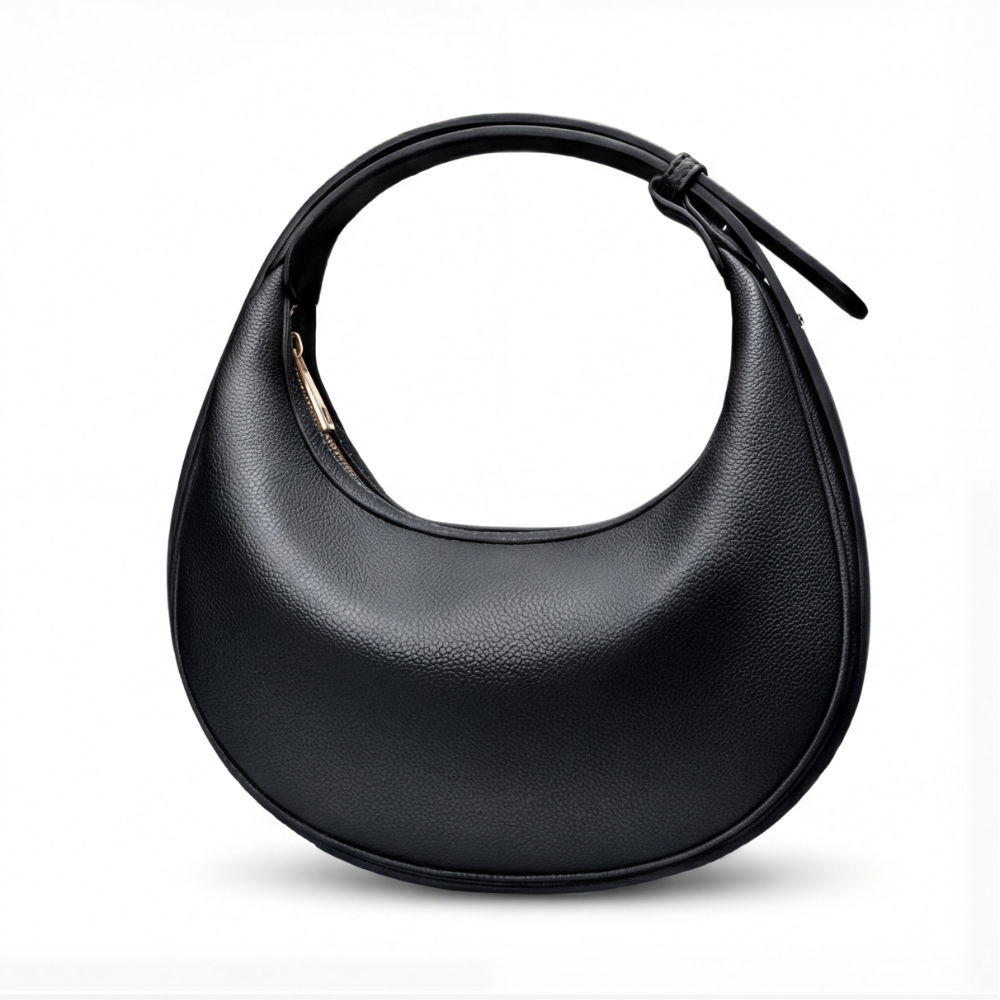 Lunaire™ Sculpted Crescent Shoulder Bag