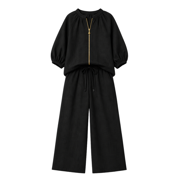 Veluna™ – 2-Piece Set with Gold Zip