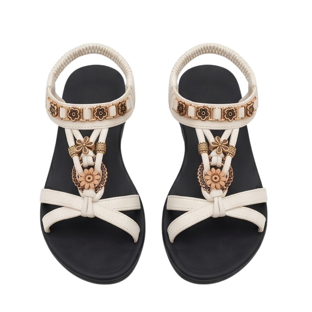 Marisol™ – Cushioned Boho Sandals for Summer